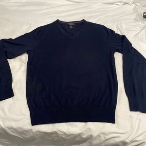 Banana Republic Silk cashmere navy blue sweater